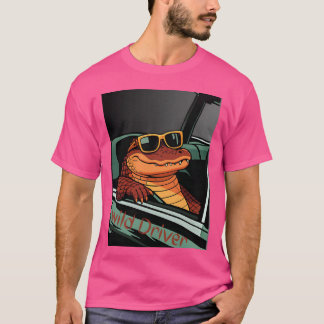 Camiseta Croc in Car Wild Driver girl