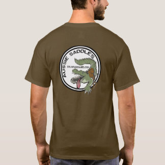 Camiseta Croc. Logotipo Aussie Saddles