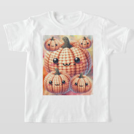 Camiseta Croché Pequena Abóbora