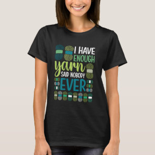 Camiseta Crochet Crocheting Knitting Yarn Coletando Funny