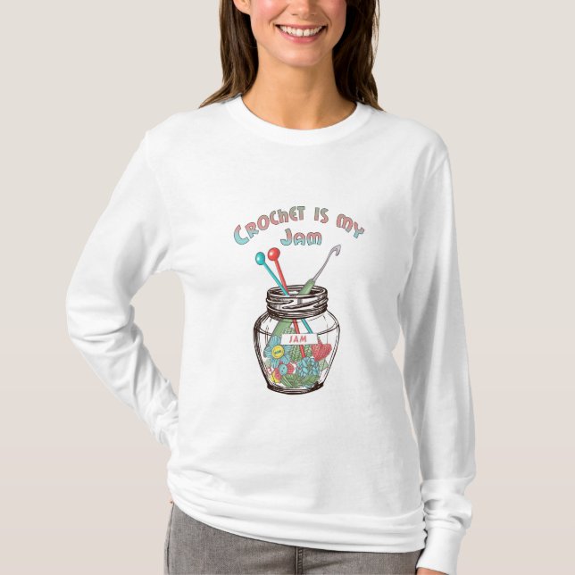 Camiseta Crochet é minha Paixão (Frente)