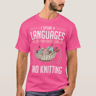 Camiseta Crochet Lovers Knitters Crochet I Fala 4 Idioma