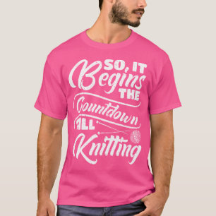 Camiseta Crocheter Crochet - A Contagem Até A Matança