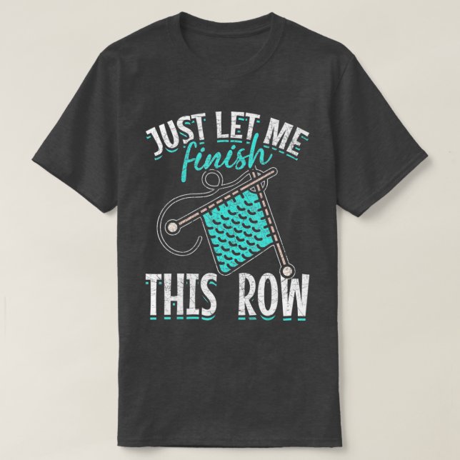 Camiseta Crocheter Knitter Crocheting Knit Yarn Funny Knitt (Frente do Design)