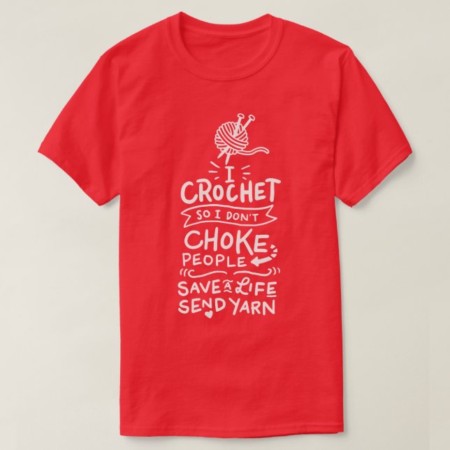 Camiseta Crocheting 11 (Frente do Design)