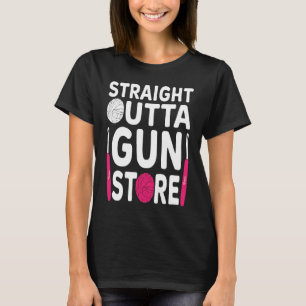 Camiseta Crocheting Crochet Hetero fora da loja de armas