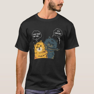 Camiseta Crocheting Mãe Gato Bate É Crochê