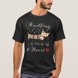 Camiseta Crocheting Yarn Crochet Knitters Knitters É Um Tra