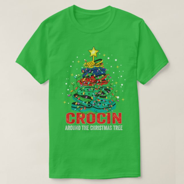 Camiseta Crocin around the Christmas tree 205 (Frente do Design)
