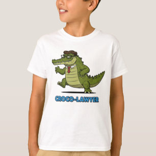 Camiseta Croco-Lawyer: Justiça com Estilo
