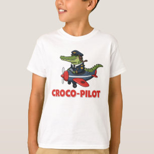 Camiseta Croco-Piloto em alta velocidade
