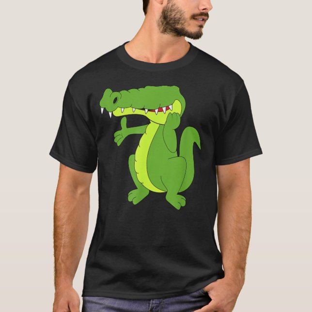 Camiseta Crocodile Alligator Matching Group Halloween Costu (Frente)