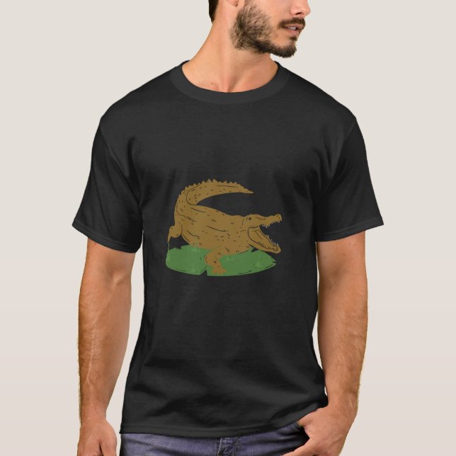 Camiseta crocodile alligator reptile animals (Frente)