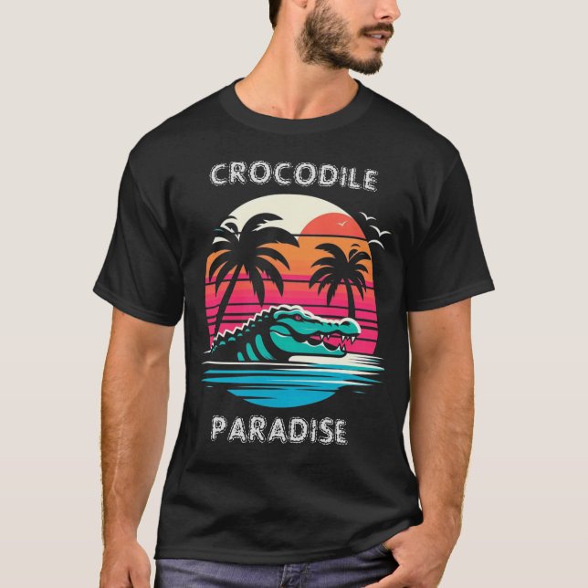 CAMISETA CROCODILE PARADISE (Frente)