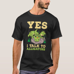 Camiseta Crocodilo Alligador De Mens Para Alligadores Croco