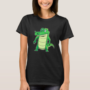 Camiseta Crocodilo Alligator Caiman Lizard Animal Motif