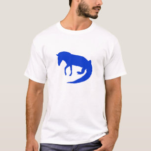 Camiseta Crocodilo azul da zebra do animal selvagem