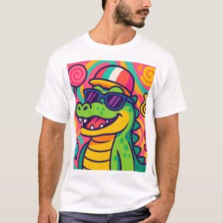 Camiseta Crocodilo Bomboncini Candy Meme T-Shirt