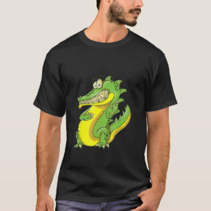 Camiseta Crocodilo com Vestígios