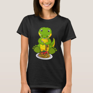 Camiseta Crocodilo come massa comida italiana