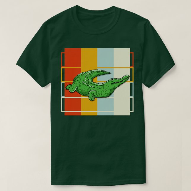 Camiseta Crocodilo de Alligador (Frente do Design)