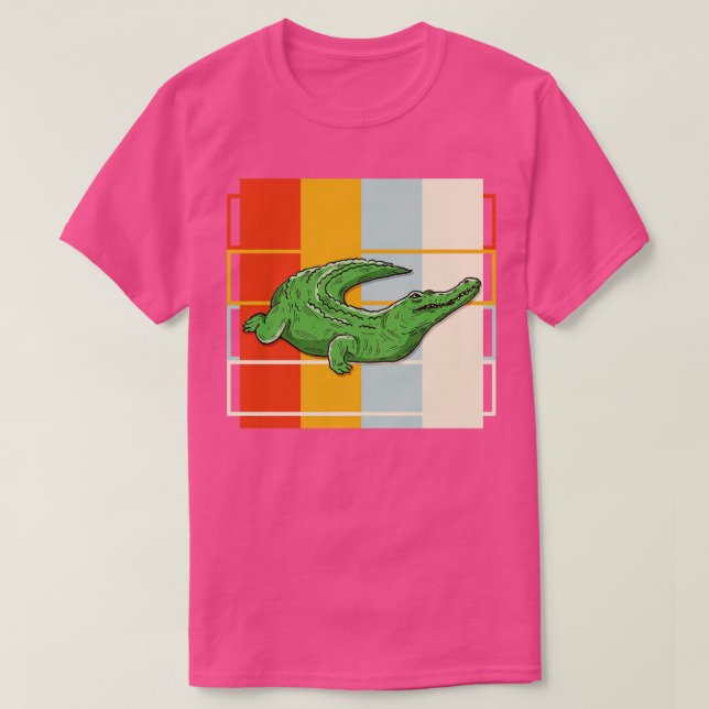 Camiseta Crocodilo de Alligador (Frente do Design)