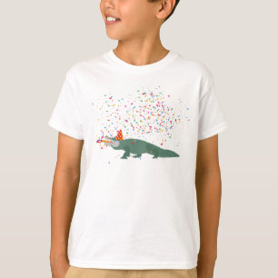 Camiseta Crocodilo de Alligador - Animais com Festa