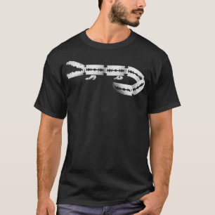 Camiseta crocodilo de barbear