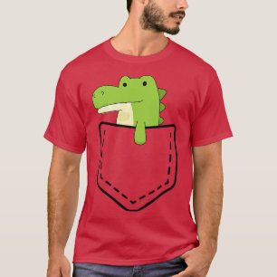 Camiseta Crocodilo de bolso