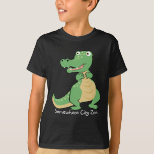 Camiseta Crocodilo de Cartoon