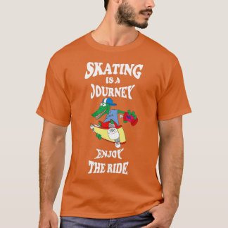 Camiseta Crocodilo de patinação