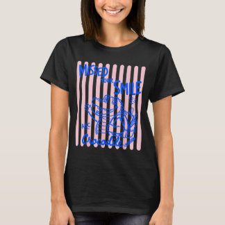 Camiseta Crocodilo de Sorriso Perdido Divertido Volta às Au