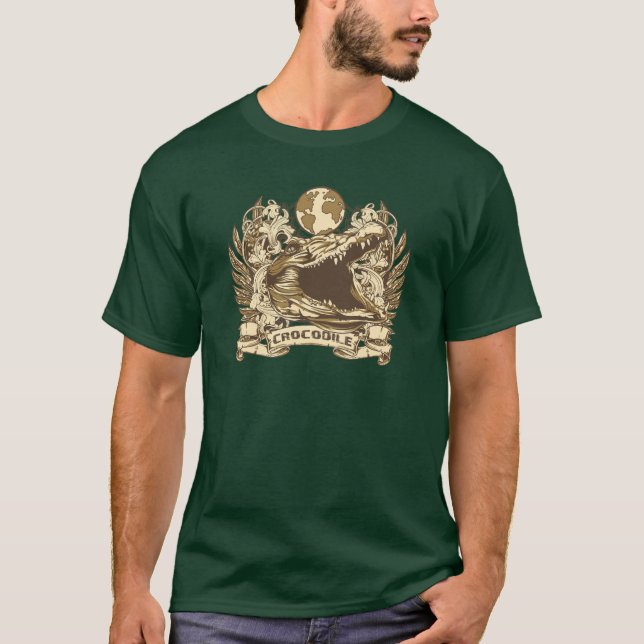 Camiseta Crocodilo do Grunge (Frente)