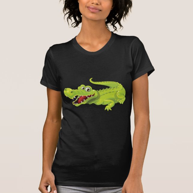 Camiseta Crocodilo dos desenhos animados (Frente)