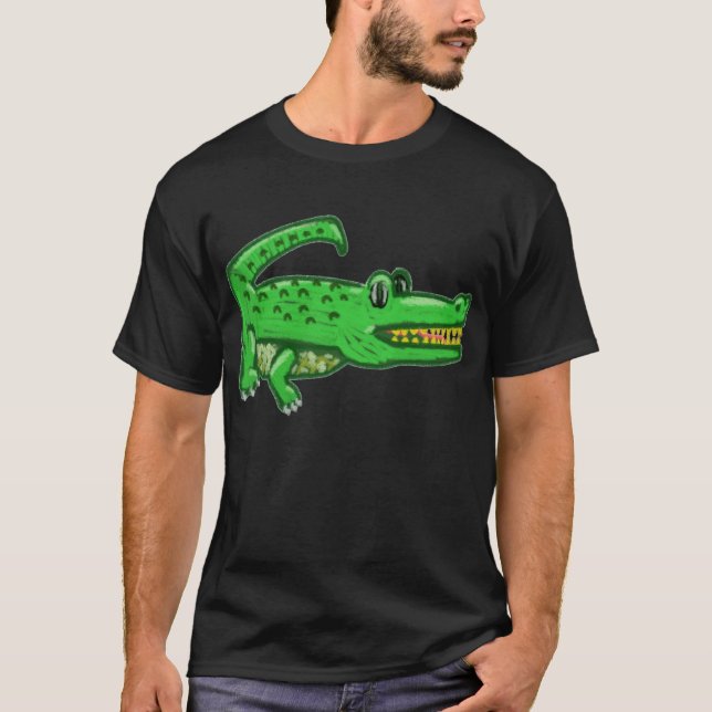 Camiseta Crocodilo dos desenhos animados (Frente)