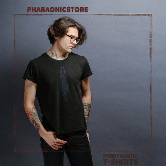 Camiseta Crocodilo Egípcio Preto e Azul Preditnastico