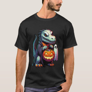 Camiseta Crocodilo Jacaré Fantasma Assustador de Halloween
