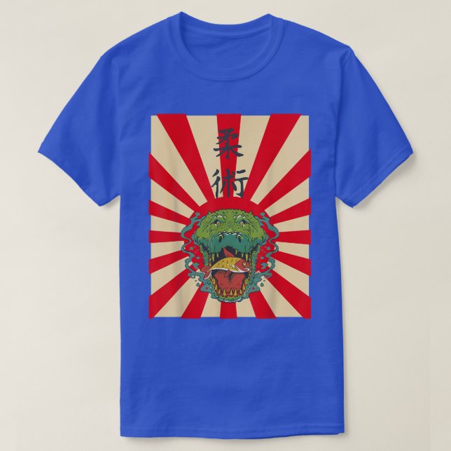 Camiseta Crocodilo Kawaii Anime Alligator (Frente do Design)