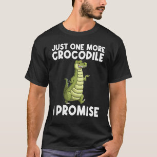 Camiseta Crocodilo legal para homens Alligador para mulhere