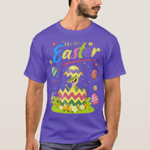 Camiseta Crocodilo Lover Engraçado Páscoa Crocodilo de Ovo