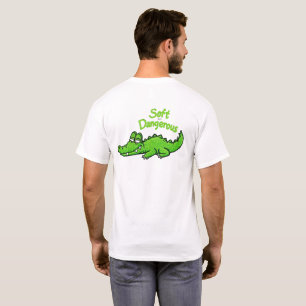 Camiseta Crocodilo Macio Mas Perigoso