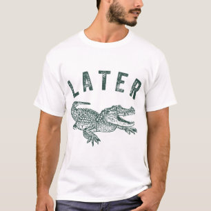 Camiseta Crocodilo Ofensivo do Alligador do Gator Posterior