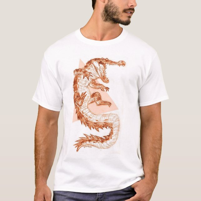 Camiseta crocodilo + t-shirt (Frente)