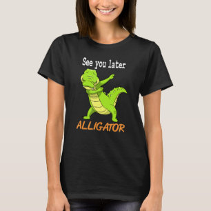 Camiseta Crocodilo Vejo Você Depois A Ideia Do Alligador