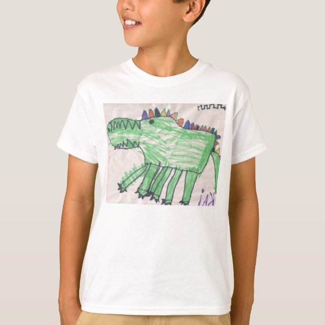 Camiseta Crocodilos para miúdos por DesignsByKai (Frente)