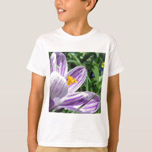 Camiseta Crócus Violeta de Primavera