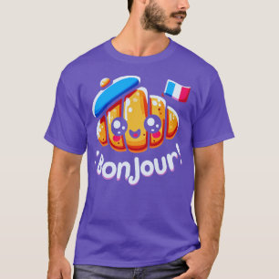 Camiseta Croissant Funny French Baking Cote 1