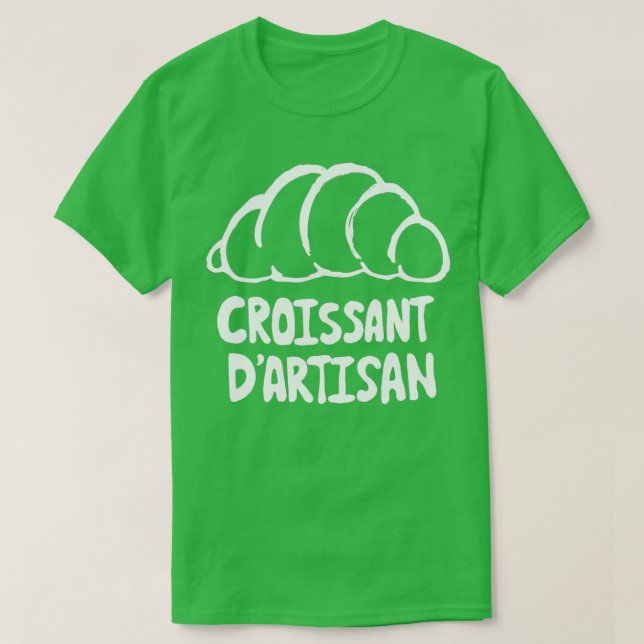 Camiseta Croissant T para amantes de croissant (Frente do Design)