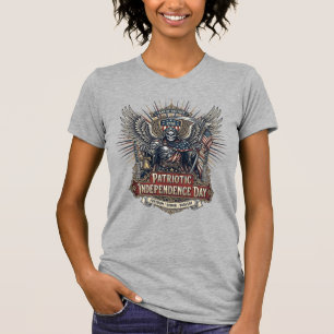 Camiseta Cromado Patriótico Ceifador Patriota Escuro Esquel