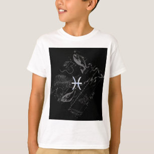Camiseta Crome como o sinal do zodíaco dos peixes em